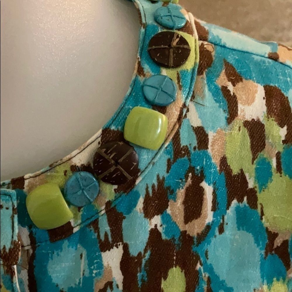 Ruby Rd. Multi Colored Print Top - image 5